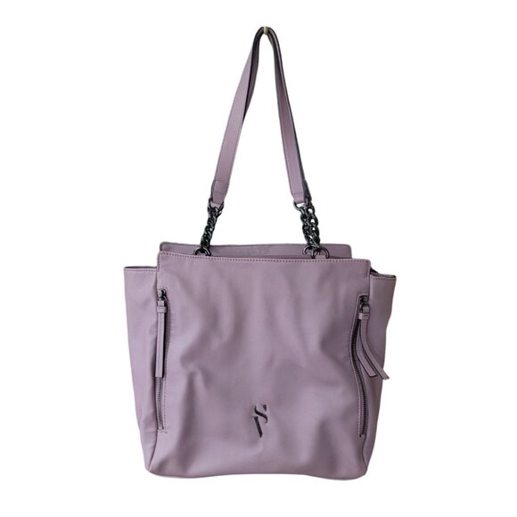 Simply Vera Vera Wang Handbags - Simply Vera Wang Cara Tote Bag Handbag Purse - Elderberry
